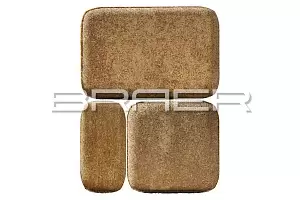 Тротуарная плитка Braer Классико Color Mix "Миндаль" фотография